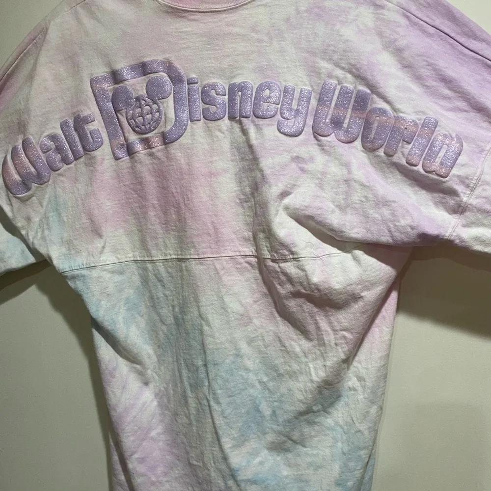 Disney Pastel Tie-Dye Women's Jersey Top - Picture 1 of 4